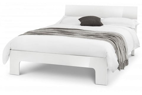 Manhattan Wooden Bed Frame - 4'6 Double White