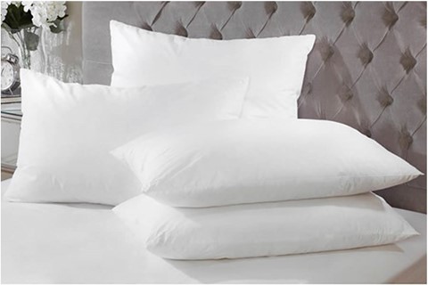 Snuggle Polycotton Hollowfibre Pillow - Firm 