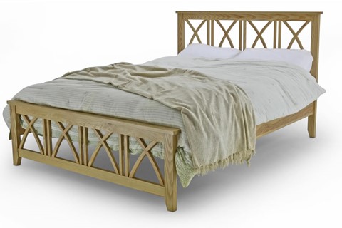 Ashby Solid Oak Bed Frame - 4'6'' Double