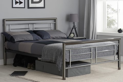 Montana 5'0'' Kingsize Metal Bed Frame