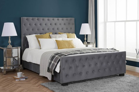 Marquis Grey 5'0'' Kingsize Bed Frame