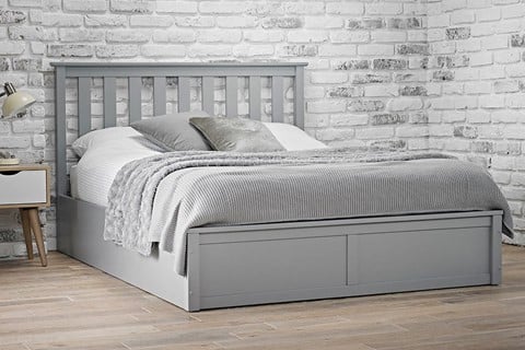 Oxford Ottoman Bed Frame - 4'6'' Double Grey