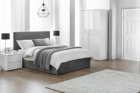 Monaco Gloss White Bedroom Furniture