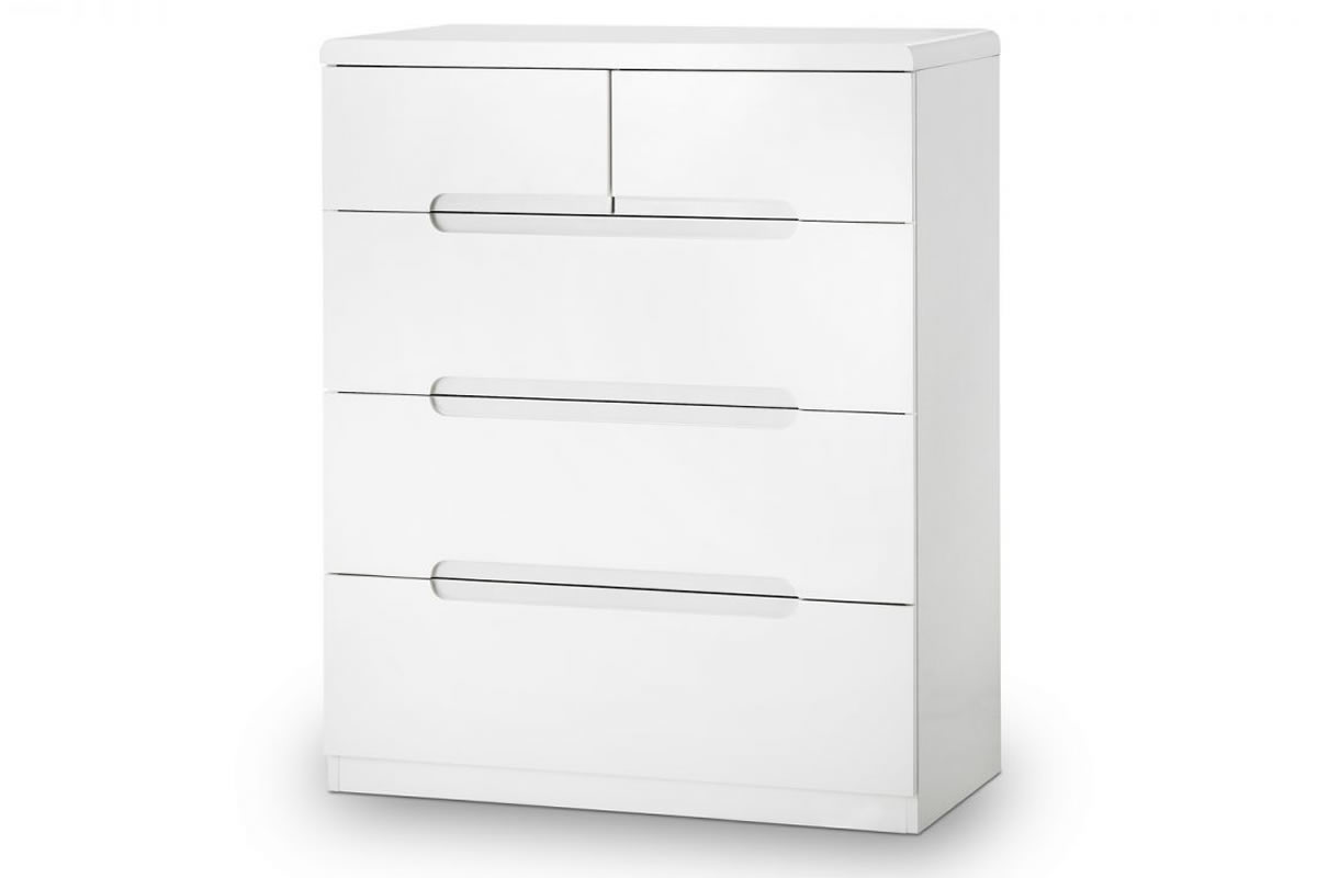 View White Wooden 32 Drawer Chest Gloss Lacquer Finish Manhattan information