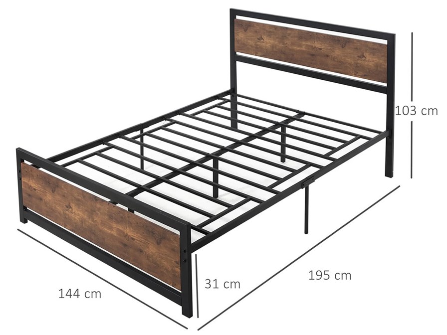Regent Metal Bed Frame