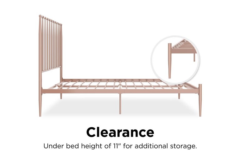 Giulia Modern Metal Bed Frame