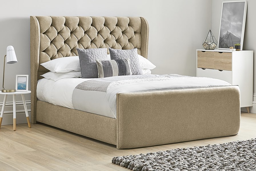 Aster Fabric Upholstered Bed Frame