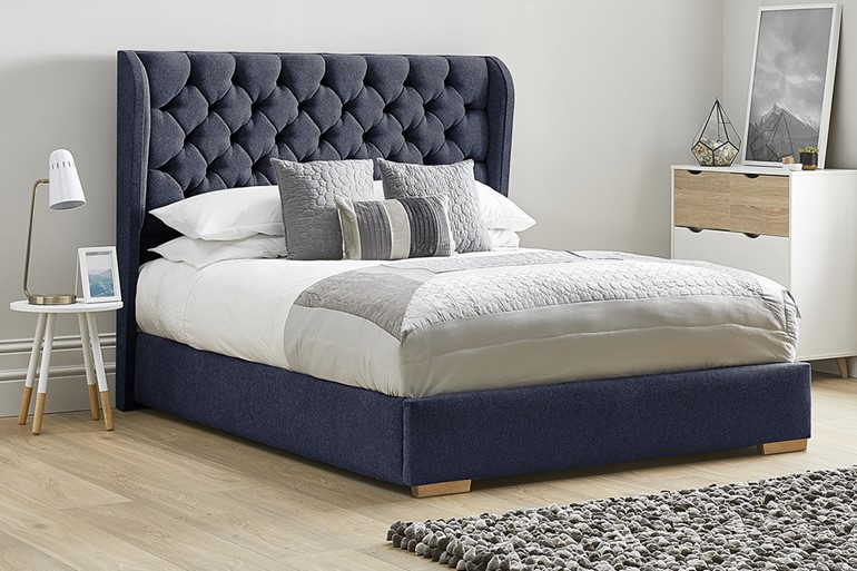 Aster Low Footend Fabric Bed Frame