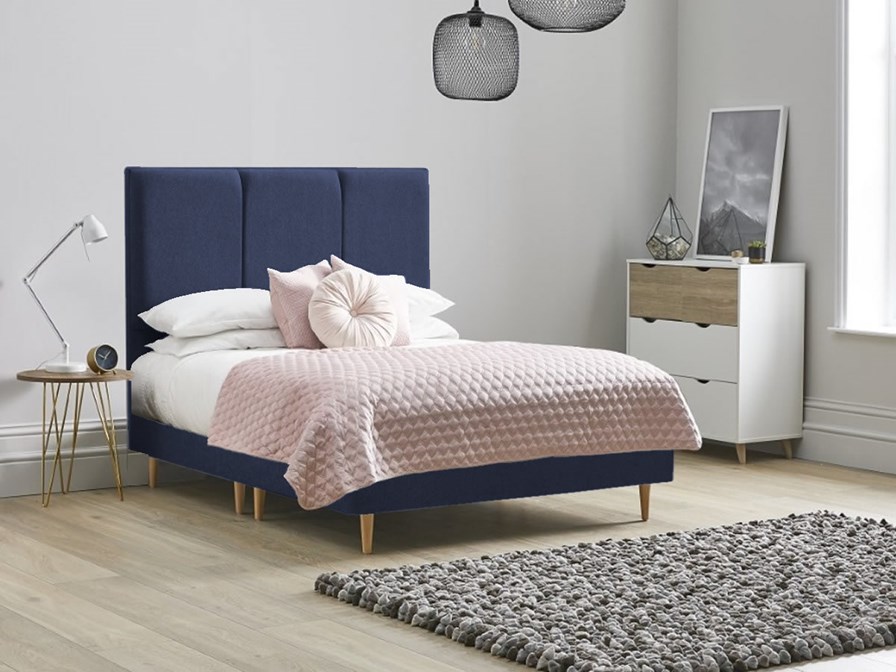 Pinch or double click to zoom Tulip Fabric Bed Frame
