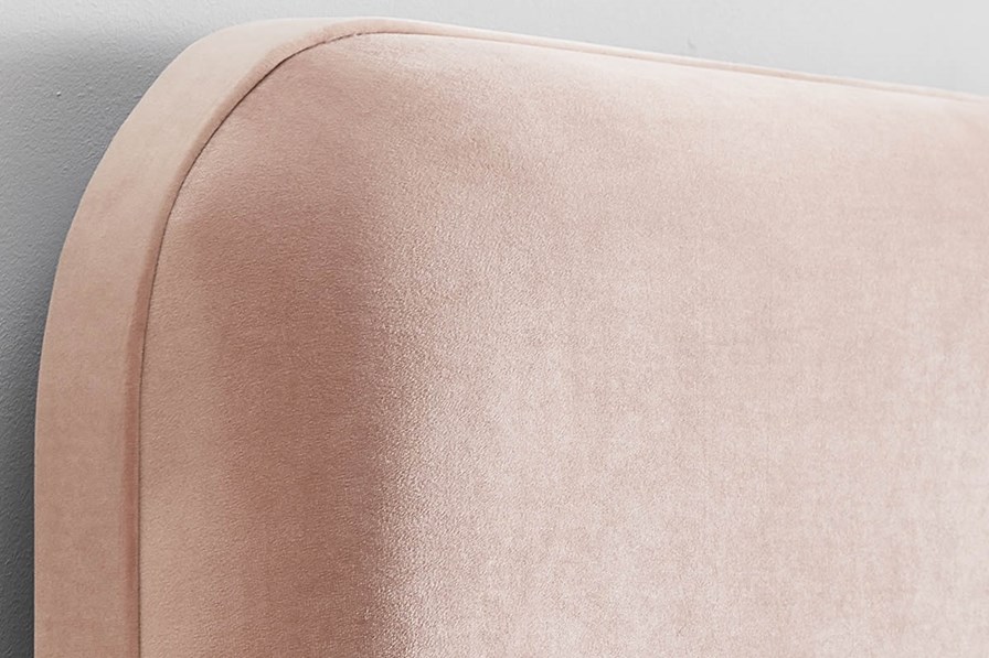 Daisy Fabric Bed Frame Low Foot End