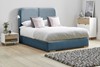Daisy Fabric Bed Frame Low Foot End
