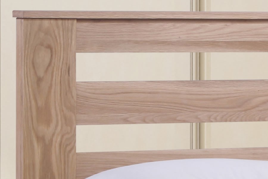 Charnwood Solid Light Oak Ottoman Storage Bed Modern Design