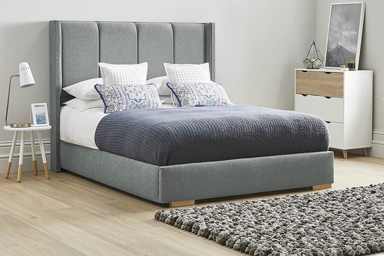 Quince Low Footend Fabric Bed Frame