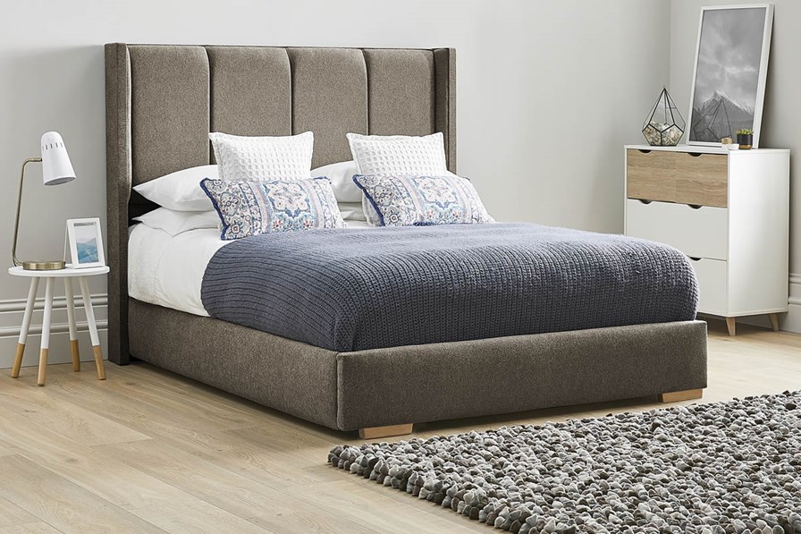 Quince Low Footend Fabric Bed Frame