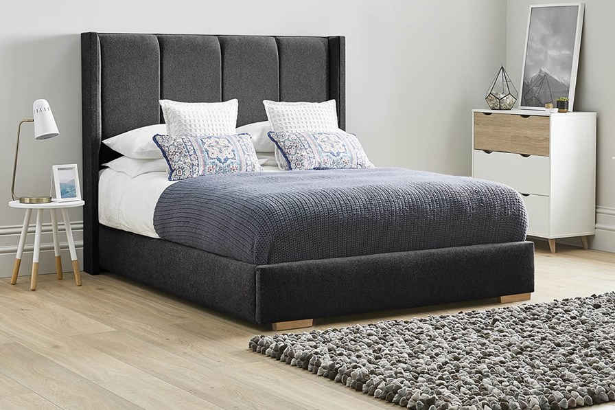 Quince Low Footend Fabric Bed Frame
