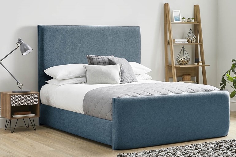 Kornelia Fabric High Footend Bed Frame