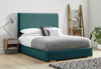 Kornelia Fabric Low Footend Bed Frame - King 5'0'' (150cm) Mallard 