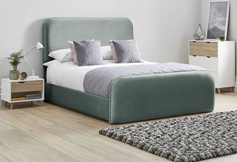 Primrose Fabric Bed Frame - Super King 6'0'' (180cm) Duckegg 