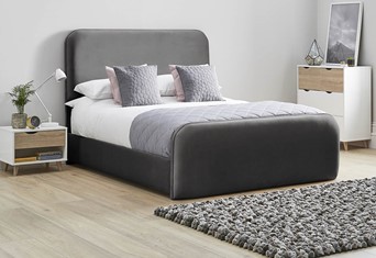 Primrose Fabric Bed Frame - Double 4'6'' (135cm) Raven 