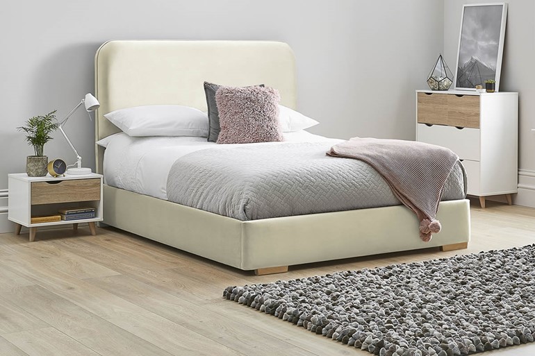 Primrose Fabric Low Footend Bed Frame