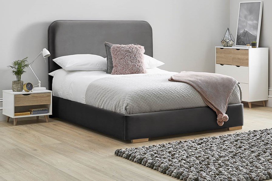 Primrose Fabric Low Footend Bed Frame