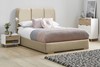 Zinnia Fabric Low Footend Bed Frame