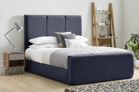 Aspen High Foot End Bedframe - Super King 6'0'' (180cm) Sapphire 