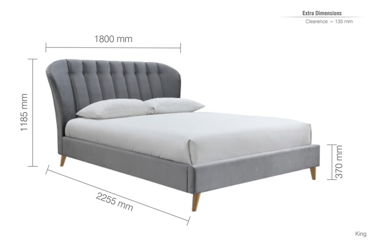 Elm Fabric Bed