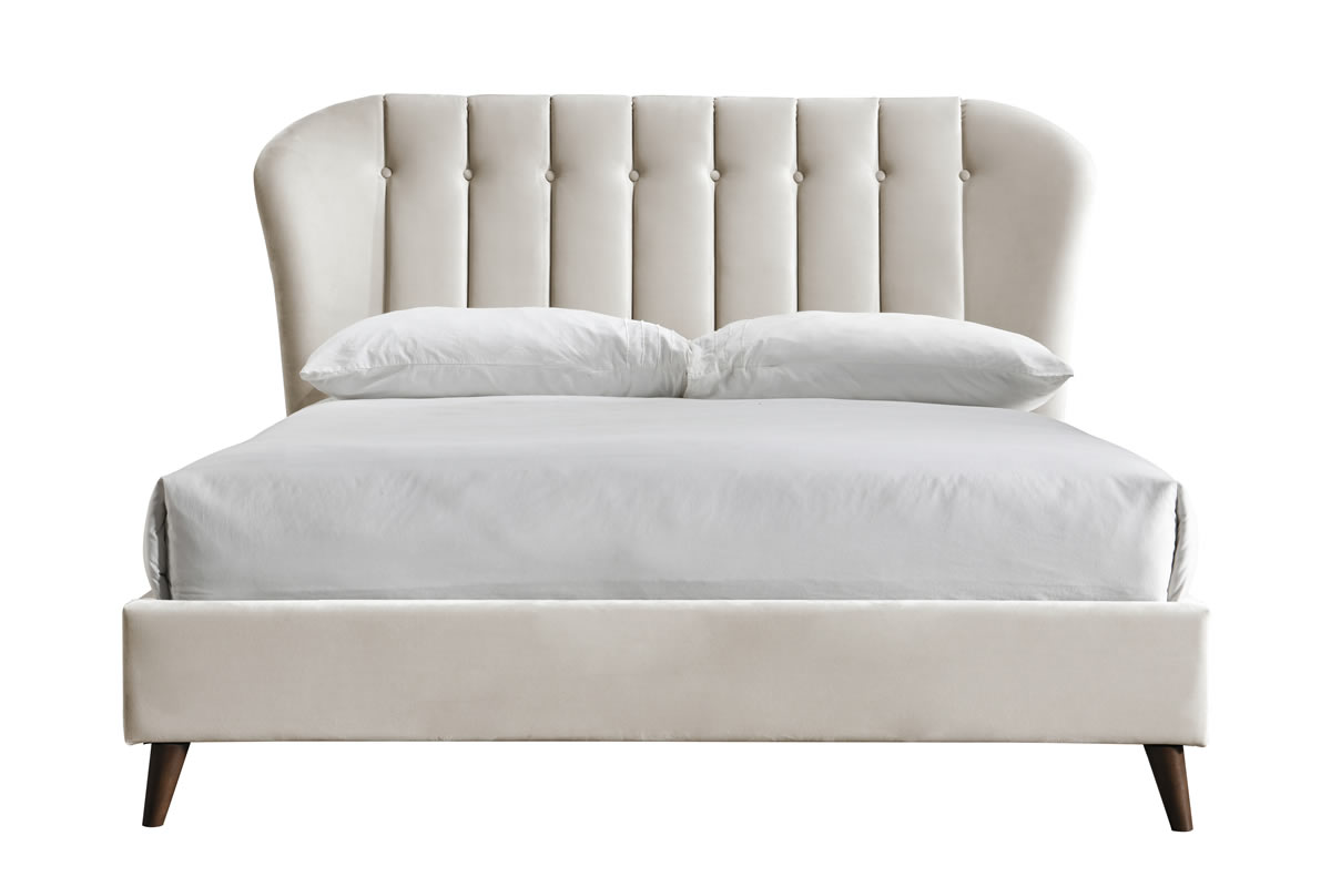 Channel stitch on sale upholstered bed