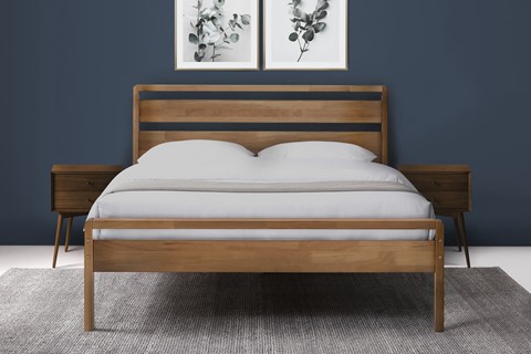 Scandi 3'0'' Single Wooden Bed Frame