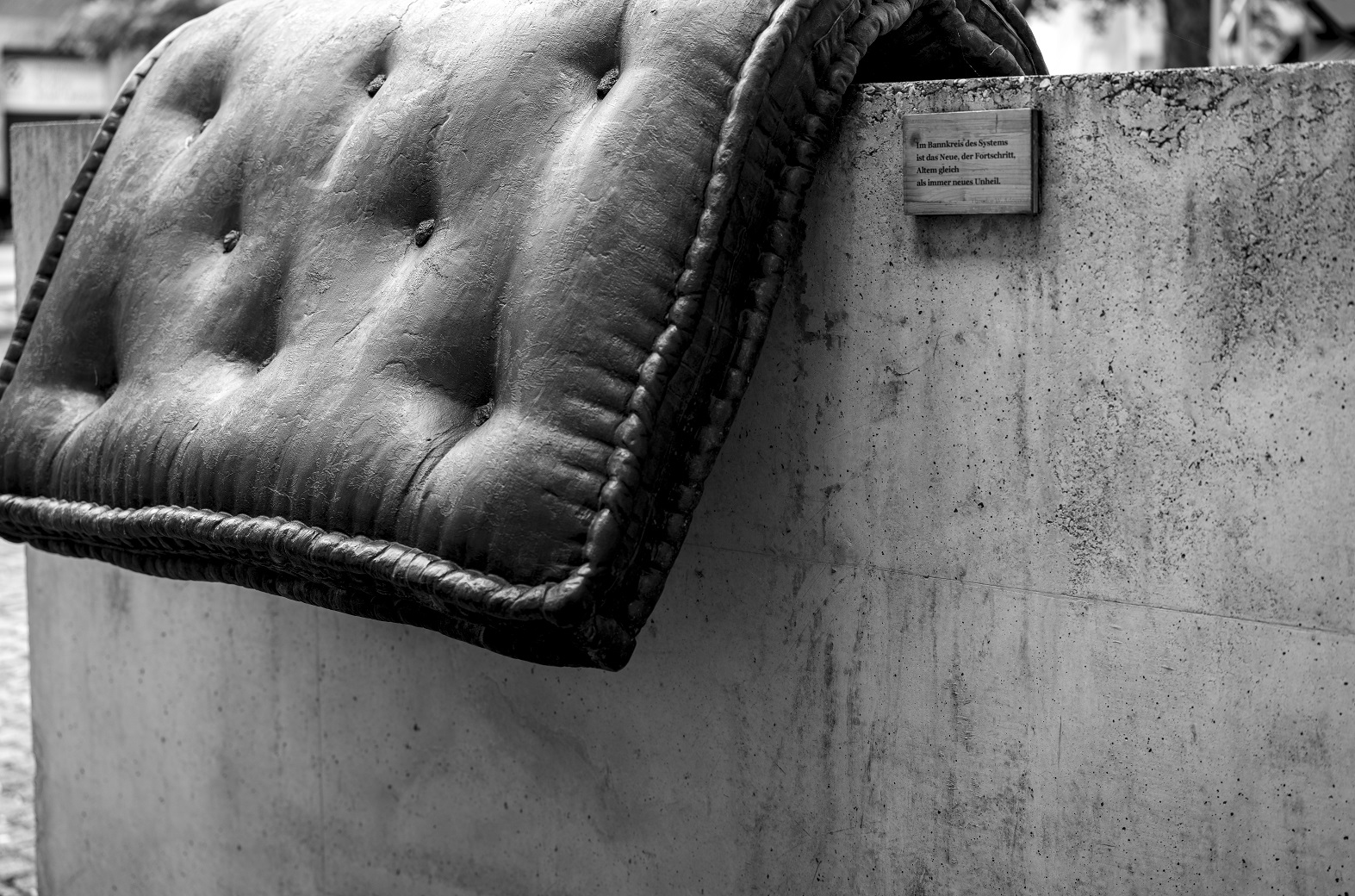 disposed old mattress