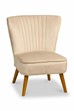 Shell Velvet Bedroom Accent  Chair