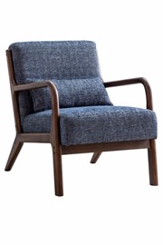 Inca Accent Lounge Chair - Navy Blue