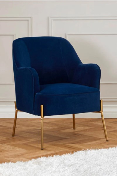 Mia Velvet Accent Chair