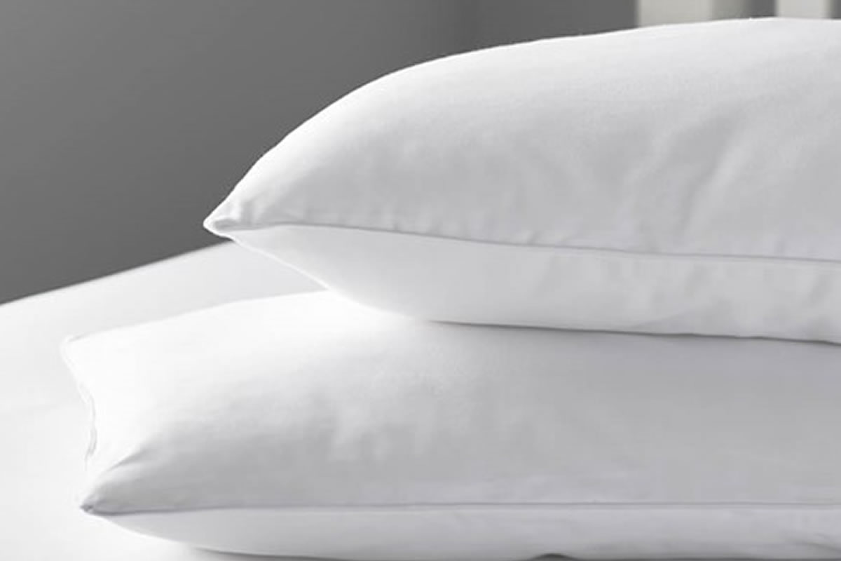 View Standard Firm Snuggle 100 Cotton Non Allergenic Microfibre Pillow information
