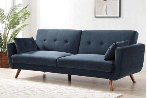 Oslo Sofa Bed - Blue Velvet 