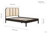 Margot Rattan Bed Frame