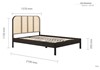 Margot Rattan Bed Frame