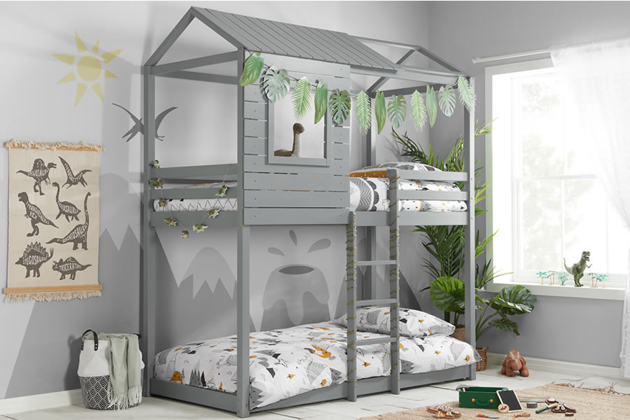 View Childrens Wooden Adventure Bunkbed 2 Colours information