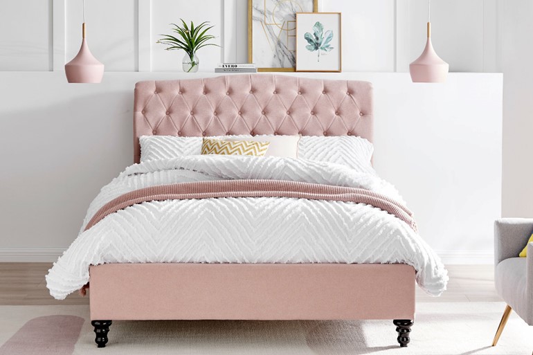 Rosa Fabric Bed Frame