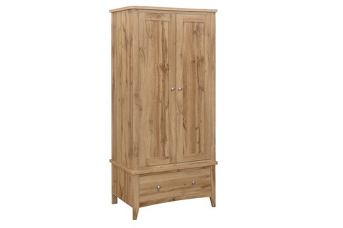 Hampstead 2 Door 1 Drawer Wardrobe