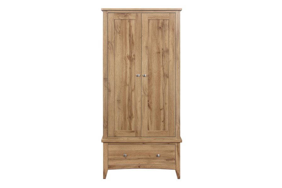 Hampstead 2 Door 1 Drawer Wardrobe