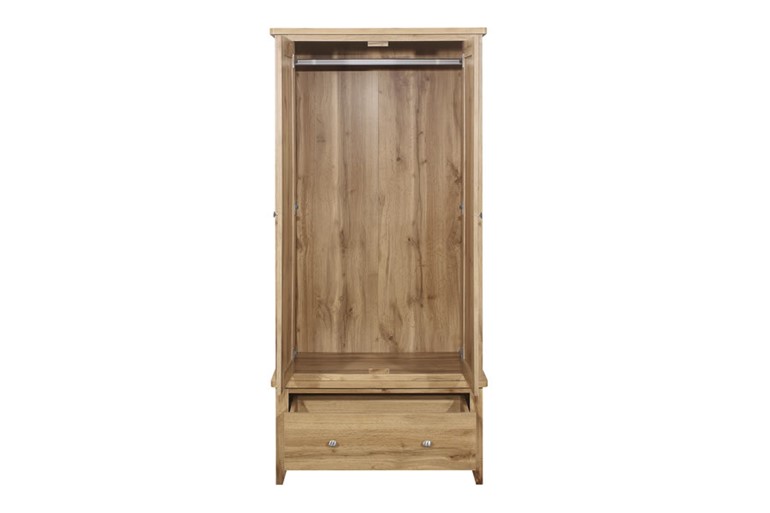 Hampstead 2 Door 1 Drawer Wardrobe