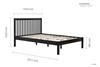 Nova Black Wooden Bed Frame