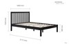 Nova Black Wooden Bed Frame