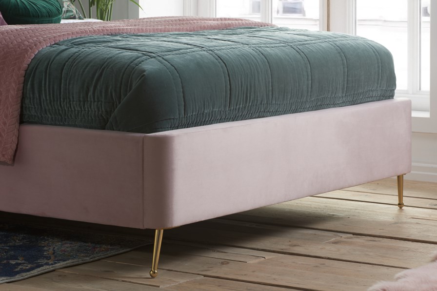 Lottie Fabric Ottoman Bed Frame