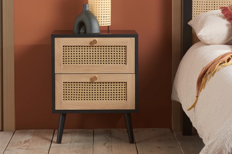 Croxley 2 Drawer Bedside Chest