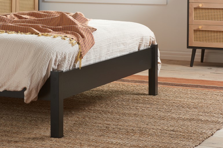 Croxley Oak Rattan Bed