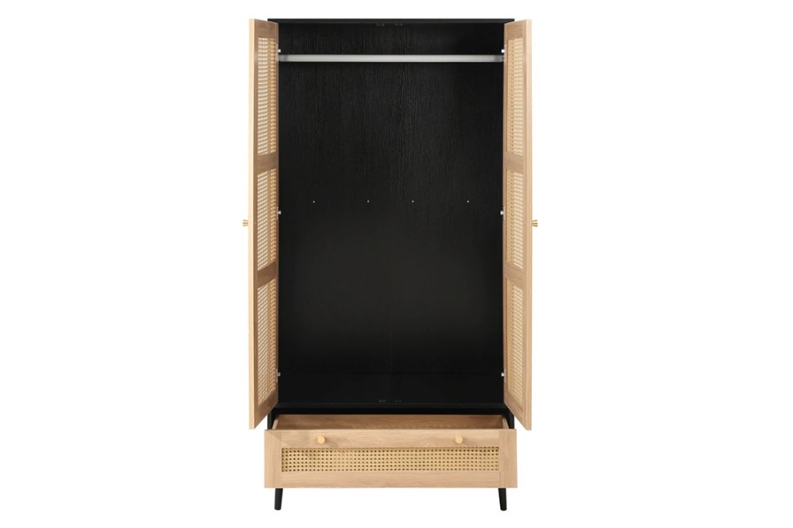 Croxley 2 Door 1 Drawer Wardrobe