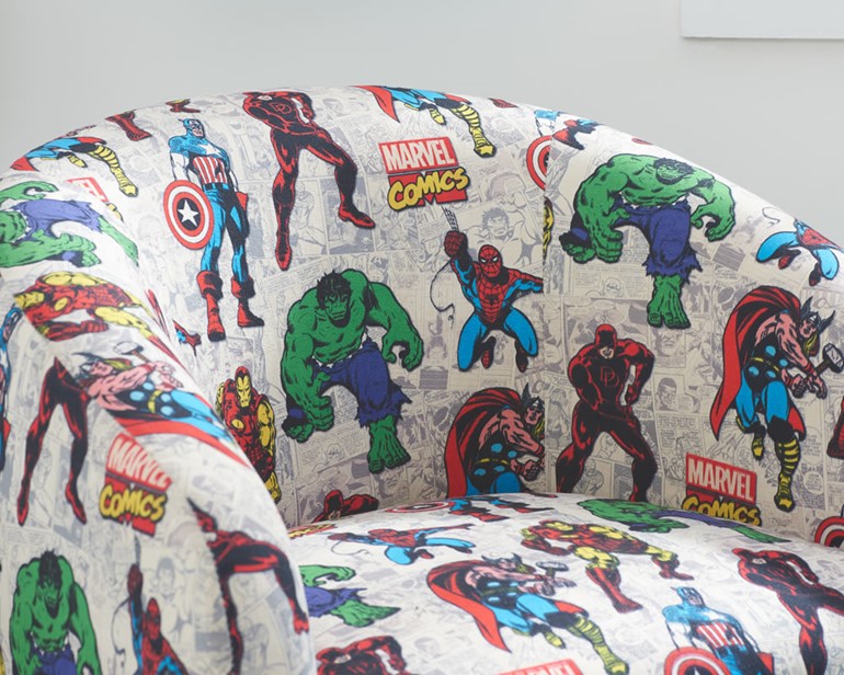 Marvel Accent Swivel Chair